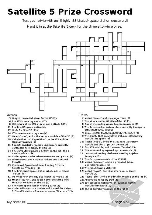 Crossword 1